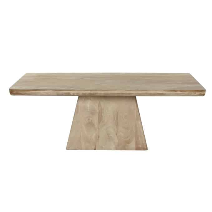 Table basse rectangulaire en bois de manguier ASPEN 60x120