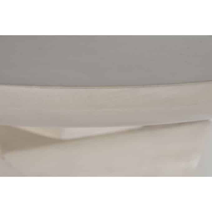 Table de repas ronde en manguier blanc COURCHEVEL diamètre 100 cm