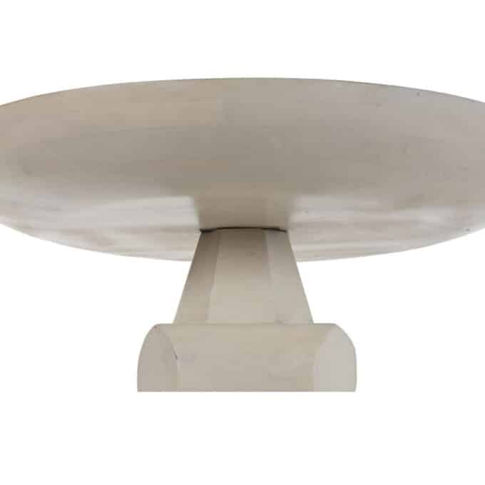 Table de repas ronde en manguier blanc COURCHEVEL diamètre 100 cm