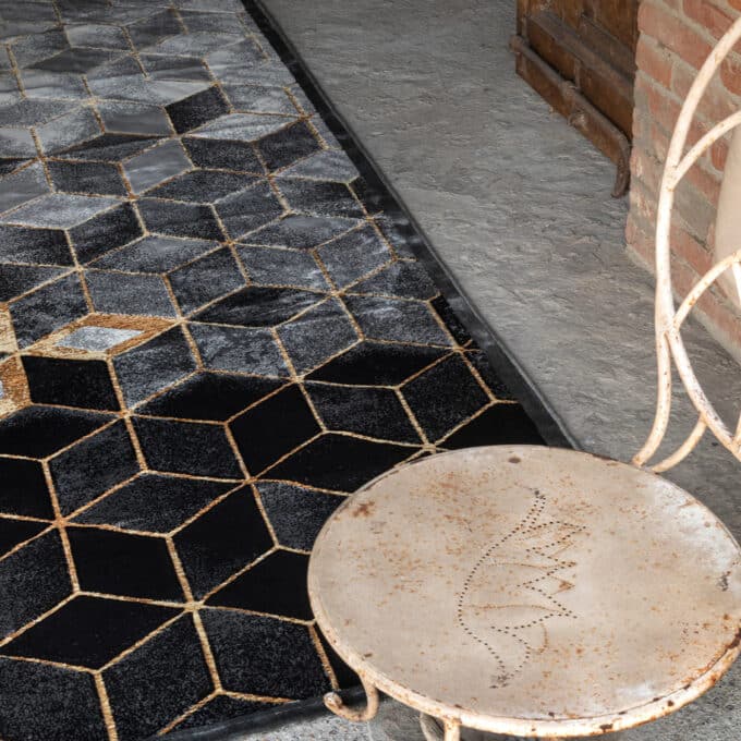 Tapis contemporain a motifs géométriques GABRIELLE 755XQ13 par Sitap