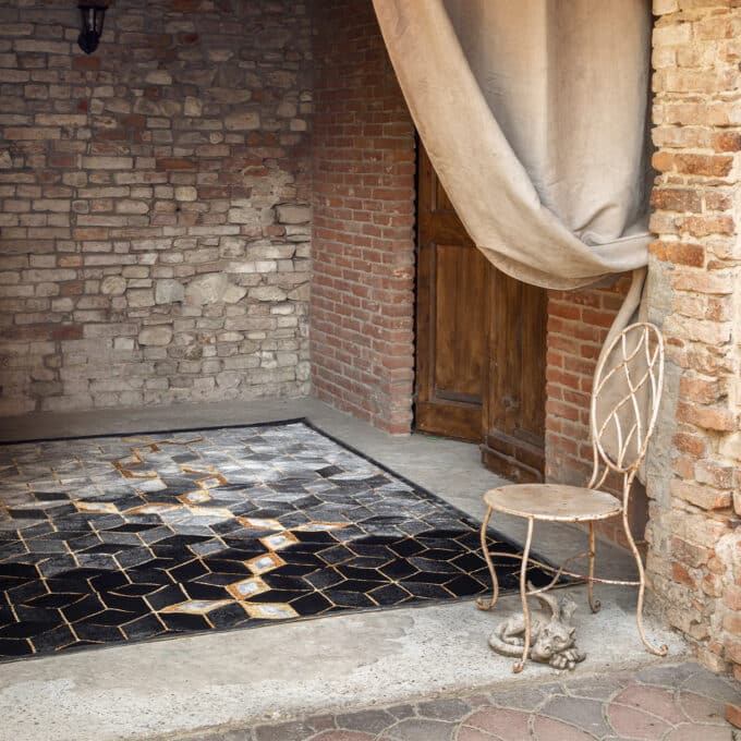 Tapis contemporain a motifs géométriques GABRIELLE 755XQ13 par Sitap