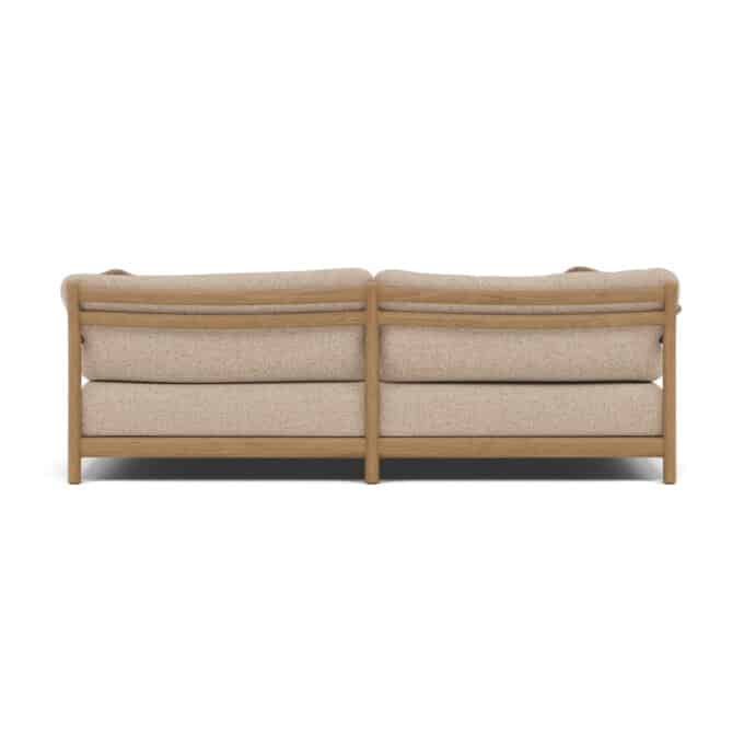 Canapé d'extérieur en teck Manutti Muyu 2,5 places