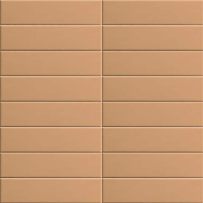 Carrelage mural uni RELIEVE QZ UNO Plain Terra 5 × 20 cm