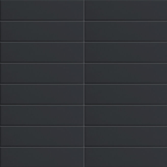 Carrelage mural uni RELIEVE QZ UNO Plain Notte 5 × 20 cm