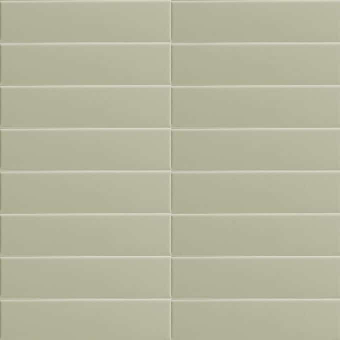 Carrelage mural uni RELIEVE QZ UNO Plain Salvia 5 × 20 cm