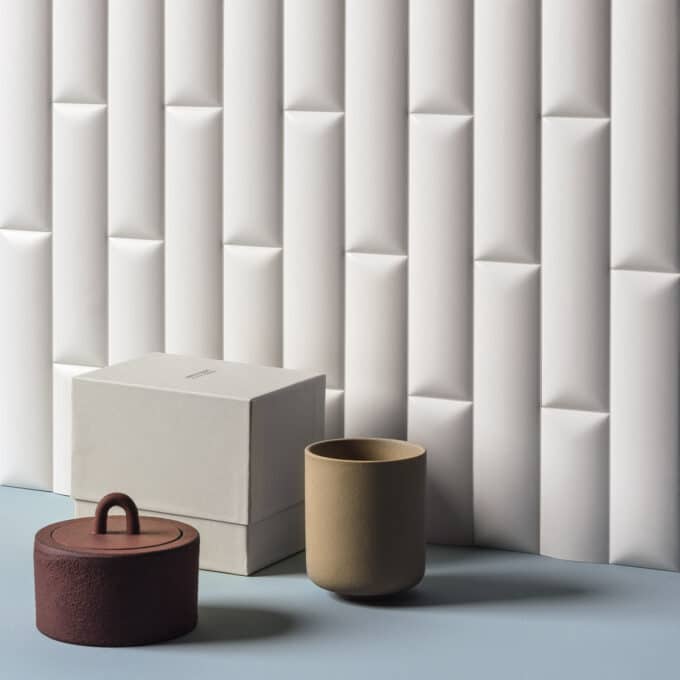 Carrelage mural effet matelassé RELIEVE QZ UNO Dune Bianco 5 × 20 cm