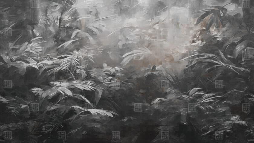 Papier Peint Panoramique sur Mesure AMAZONIA par Nicola Bottegal pour London Art – Image 4