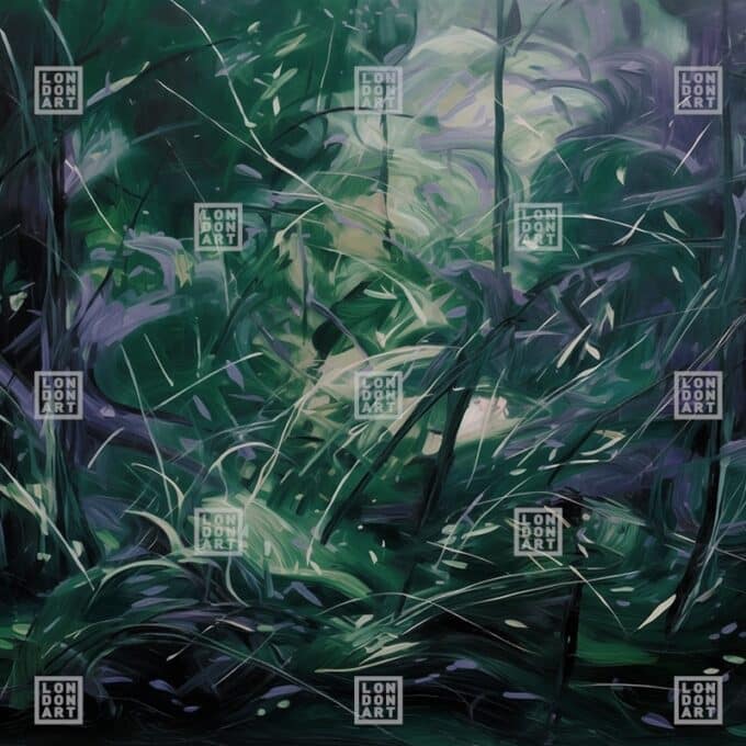 Papier Peint Panoramique sur Mesure HYPER PAINT par Nicola Bottegal pour London Art