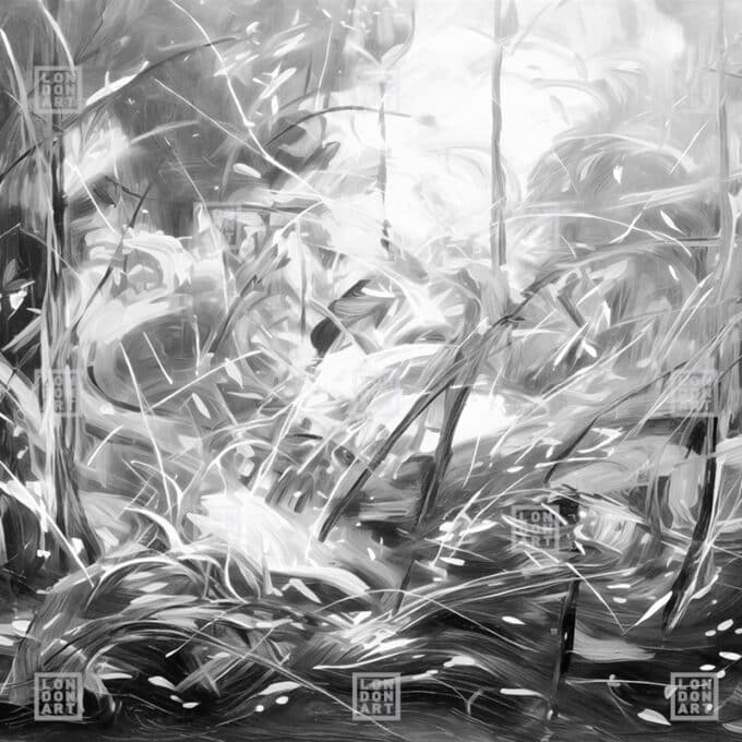 Papier Peint Panoramique sur Mesure HYPER PAINT par Nicola Bottegal pour London Art