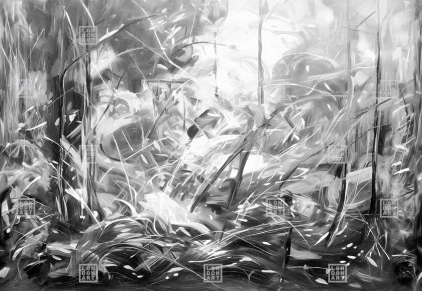 Papier Peint Panoramique sur Mesure HYPER PAINT par Nicola Bottegal pour London Art – Image 8