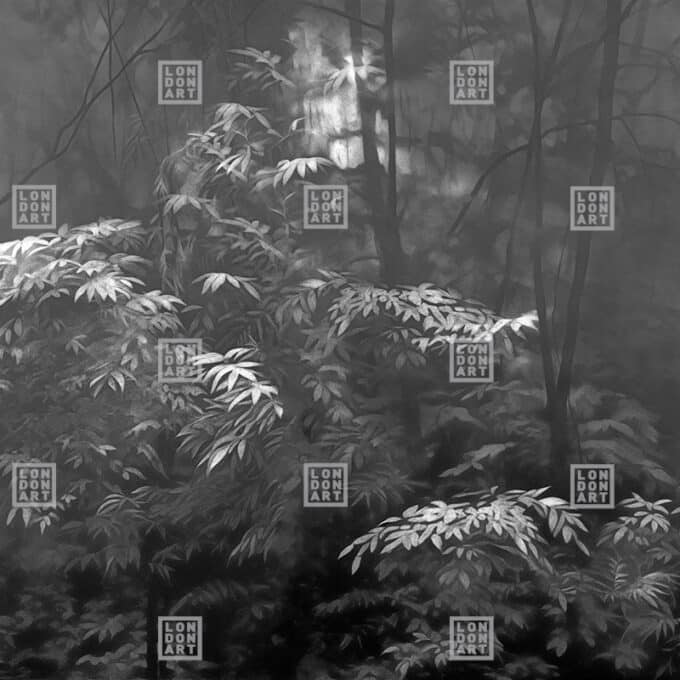 Papier Peint Panoramique sur Mesure INTO THE WOODS par Nicola Bottegal pour London Art