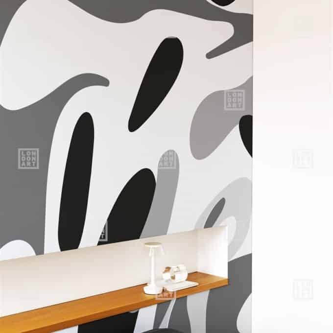 Papier Peint Panoramique sur Mesure ARS MACHINA par Marco Oggian pour London Art