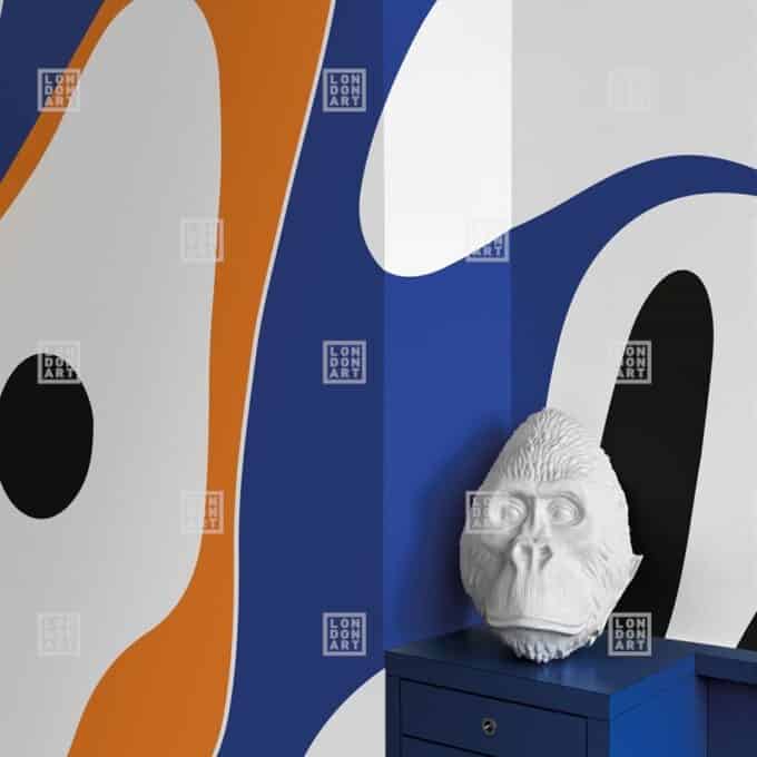 Papier Peint Panoramique sur Mesure ARS MACHINA par Marco Oggian pour London Art