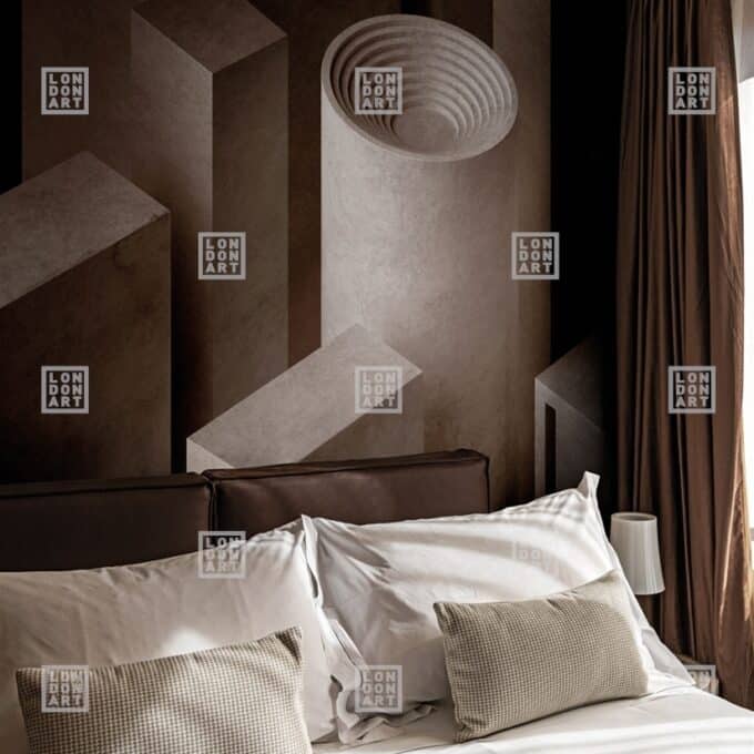 Papier Peint Panoramique sur Mesure EVOLUTION par Simone Bonanni pour London Art