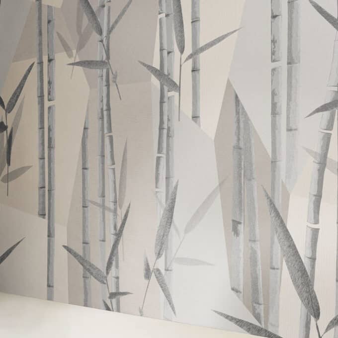 Papier Peint Panoramique sur Mesure BAMBUSEAE par Bruno Tarsia pour London Art