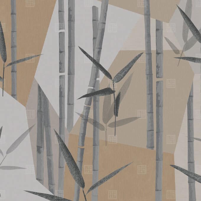 Papier Peint Panoramique sur Mesure BAMBUSEAE par Bruno Tarsia pour London Art