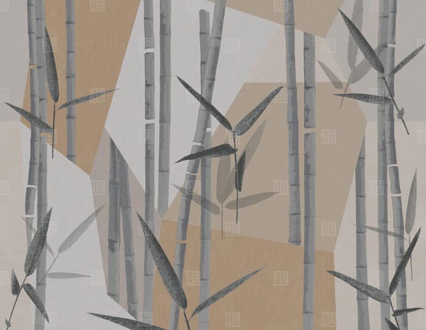 Papier Peint Panoramique sur Mesure BAMBUSEAE par Bruno Tarsia pour London Art – Image 3