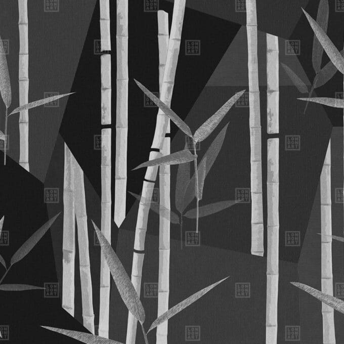 Papier Peint Panoramique sur Mesure BAMBUSEAE par Bruno Tarsia pour London Art
