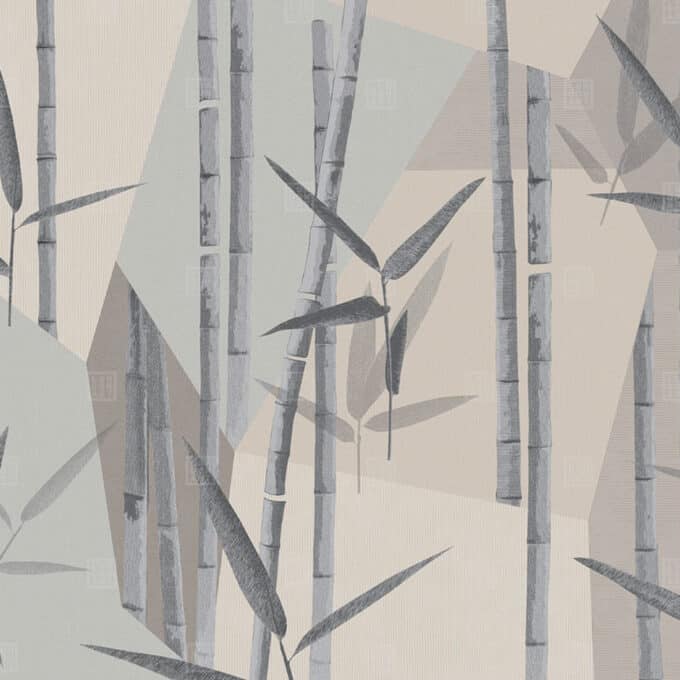 Papier Peint Panoramique sur Mesure BAMBUSEAE par Bruno Tarsia pour London Art