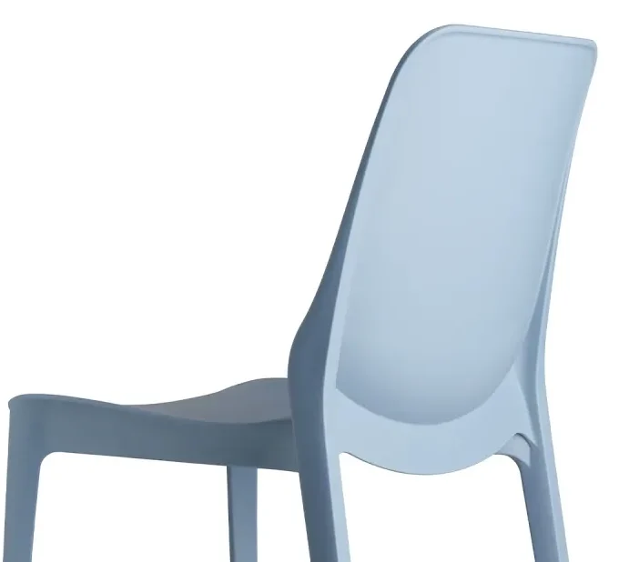 Lot de 6 chaises extérieures SCCO3 en technopolymère recyclé