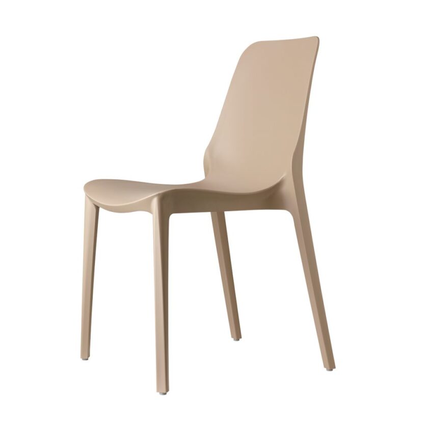 Lot de 6 chaises extérieures SCCO3 en technopolymère recyclé – Image 3
