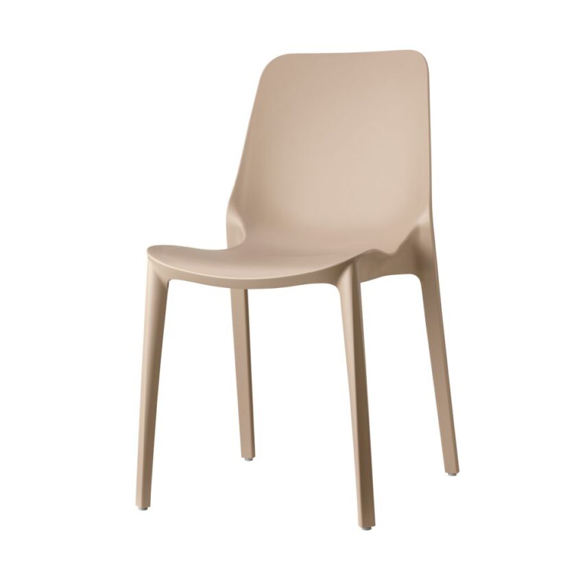 Lot de 6 chaises extérieures SCCO3 en technopolymère recyclé