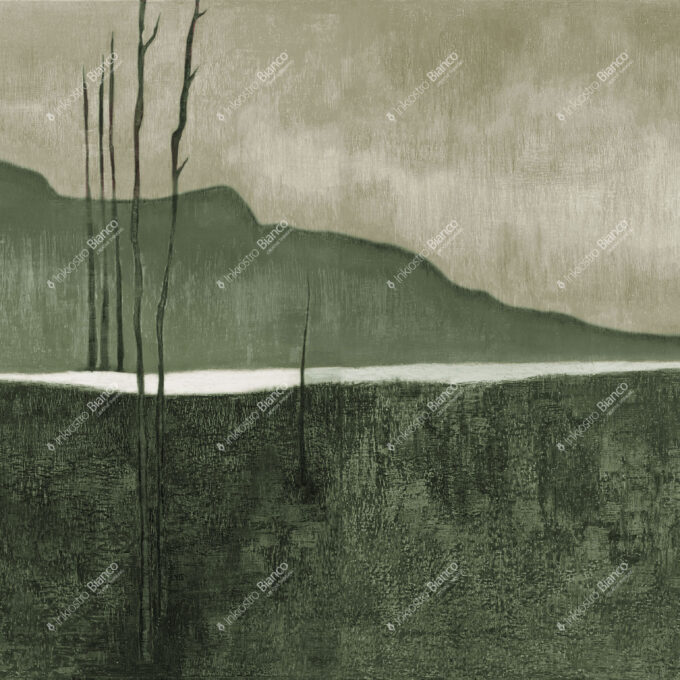 Papier peint personnalisable Namasté – Collection Monochrome par Inkiostro Bianco