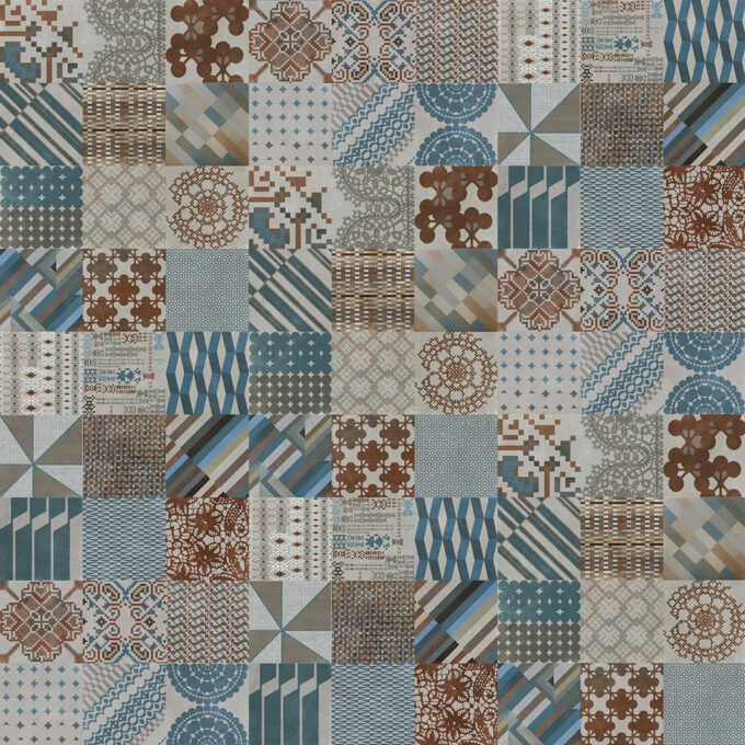 Carrelage Mutina Azulej Combination Grigio 20x20 par Patricia Urquiola