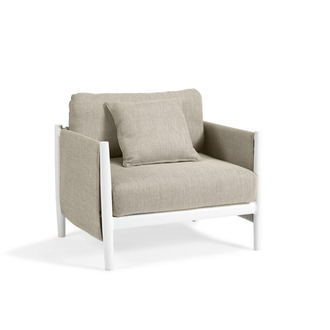 Salon de jardin Combo Switch Fabric – Diphano (1 canapé 2,5 places + 2 fauteuils)