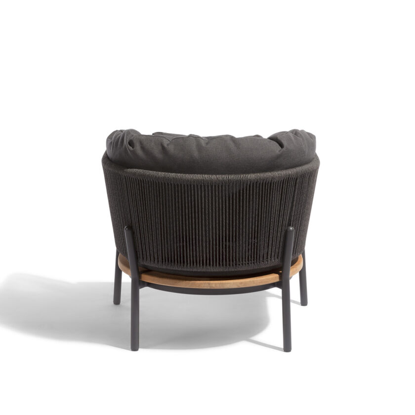 Salon de jardin Omer combo – Finition Lava anthracite & corde tressée Graphite - Diphano – Image 13