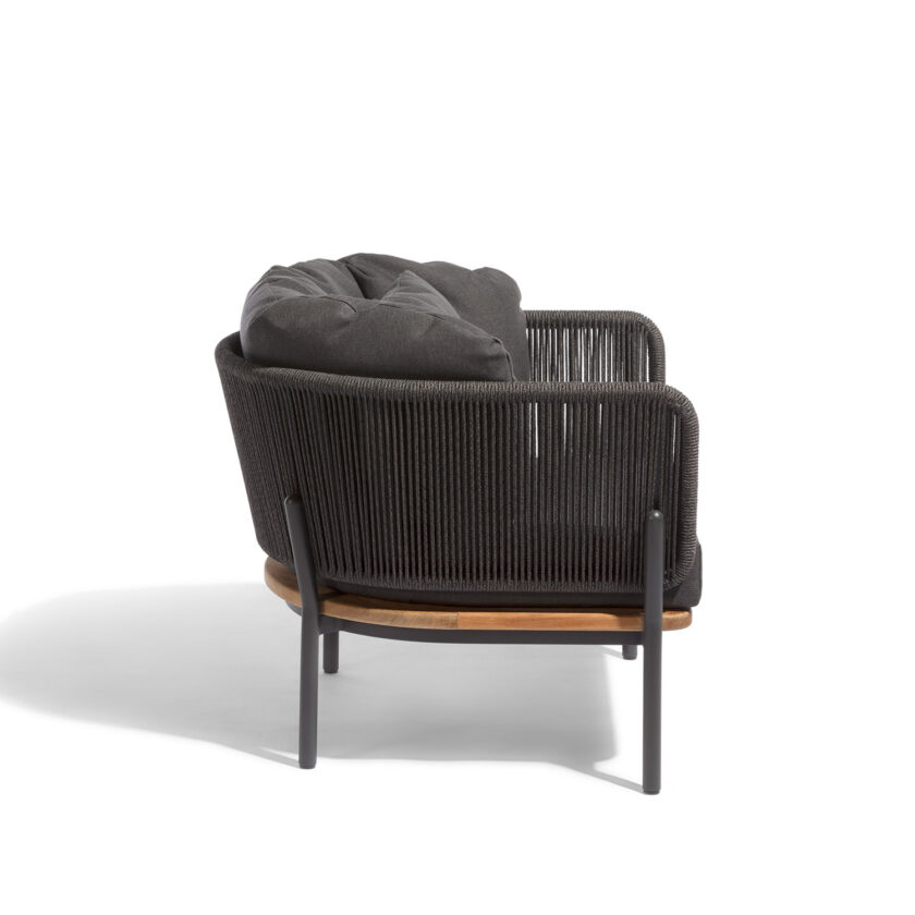Salon de jardin Omer combo – Finition Lava anthracite & corde tressée Graphite - Diphano – Image 14