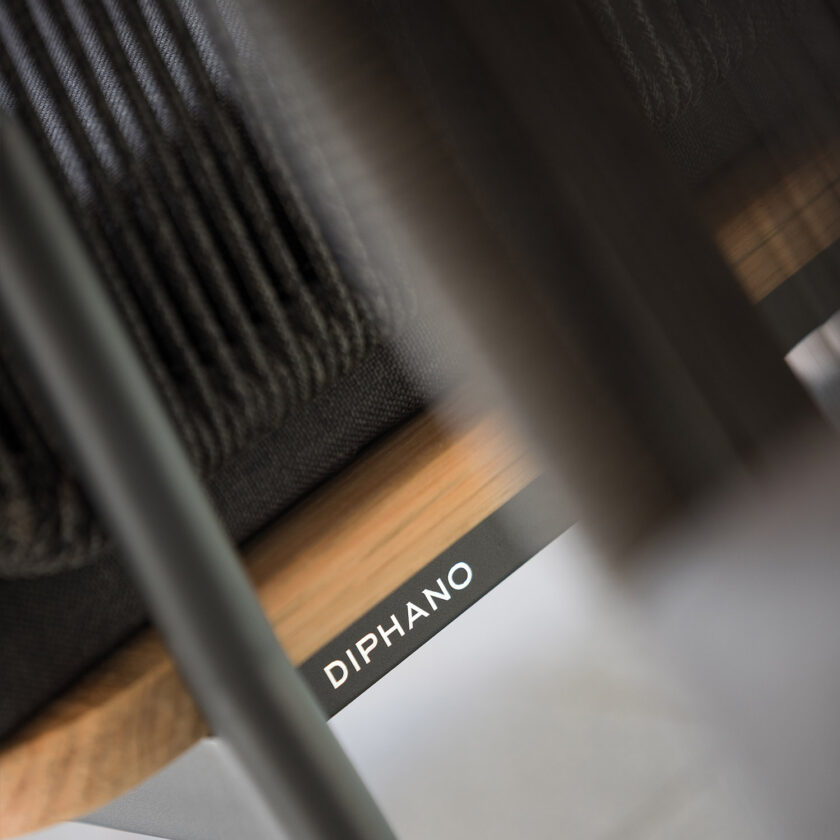 Salon de jardin Omer combo – Finition Lava anthracite & corde tressée Graphite - Diphano – Image 18