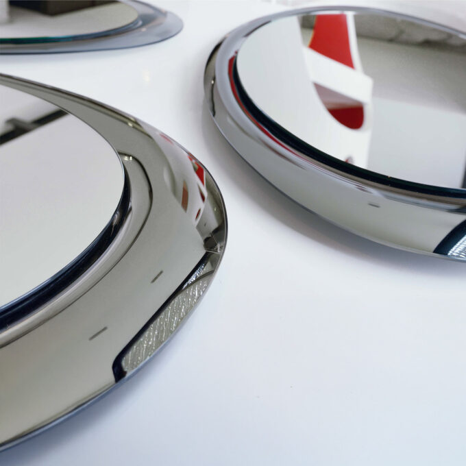 Miroir mural Alma par BMB Italy – Ligne sculpturale et charme contemporain