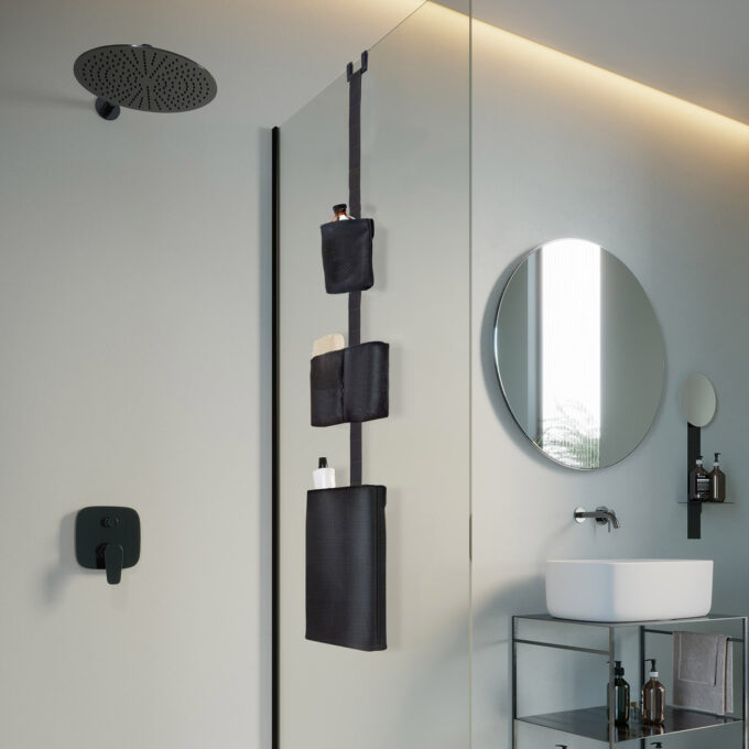 Organiseur douche suspendu TAPE SHOWER par Ever Life – Rangement design & pratique