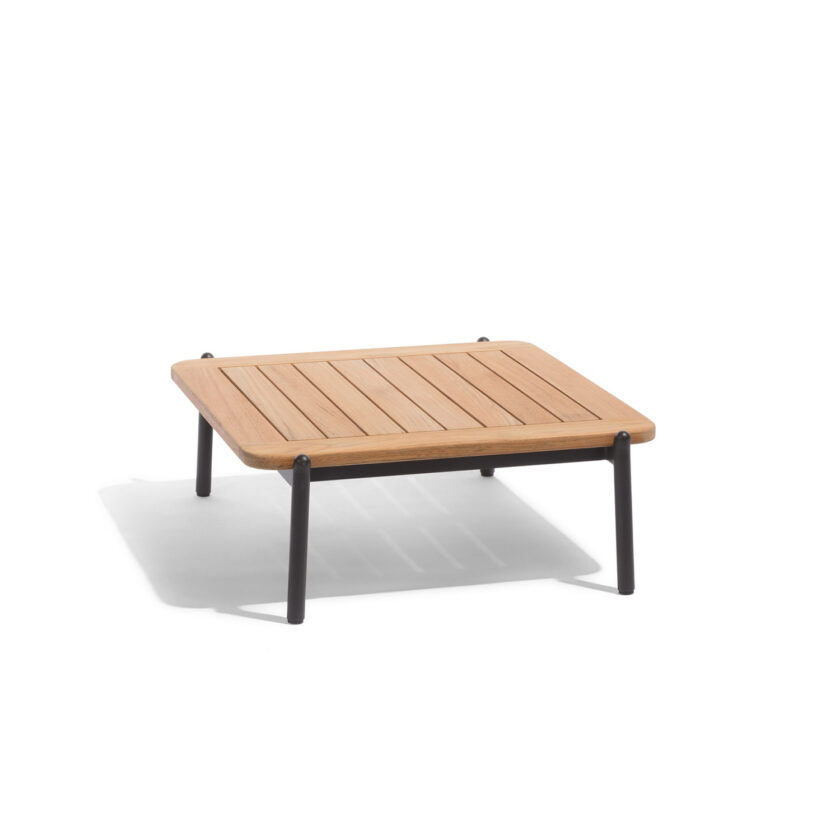 Table basse Omer Coffee Table A 68×75 cm Lava et teck - Diphano