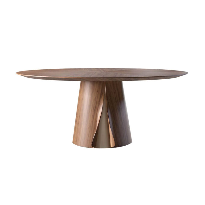 Table Shell ronde base avec détails – Pacini & Cappellini