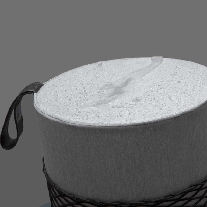 Tabouret de douche étanche avec poignée et filet – Collection ROLL par Ever Life