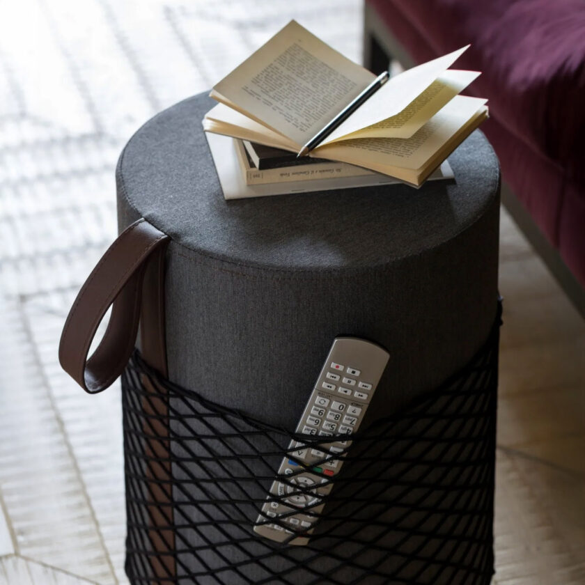 Tabouret de douche étanche avec poignée et filet – Collection ROLL par Ever Life – Image 9