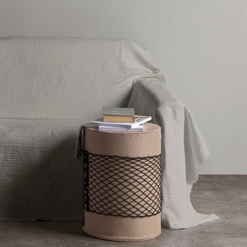 Tabouret de douche étanche avec poignée et filet – Collection ROLL par Ever Life – Image 11