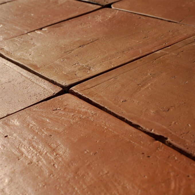 Carreau en Terre Cuite Artisanale 20x20 cm – Série Ecologica