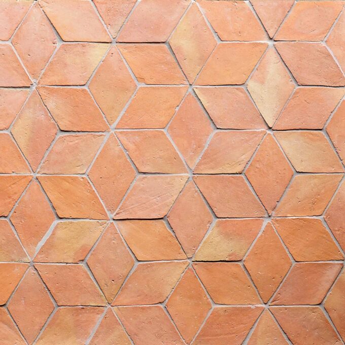 Carreau en Terre Cuite Artisanale Rombo 13x23,5 cm – Série Ecologica