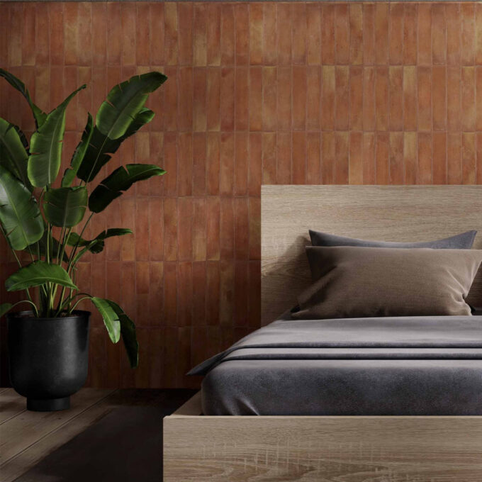 Carreau en Terre Cuite Artisanale 6x30 cm – Série Ecologica