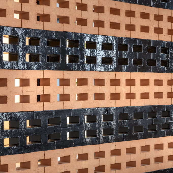 Claustra Mutina Brac Argilla – Design Nathalie Du Pasquier