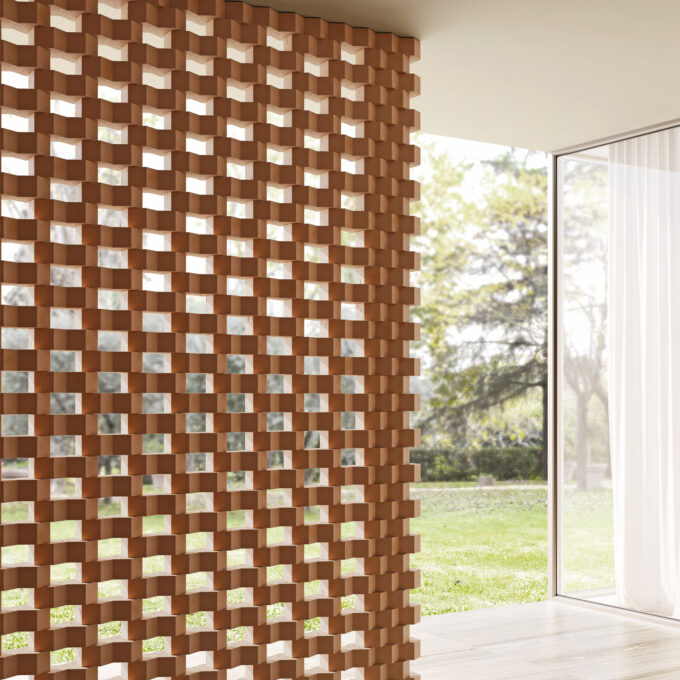 Claustra Mutina Hives Natural – Design Konstantin Grcic