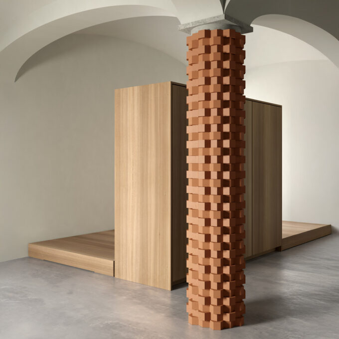 Claustra Mutina Hives Natural – Design Konstantin Grcic