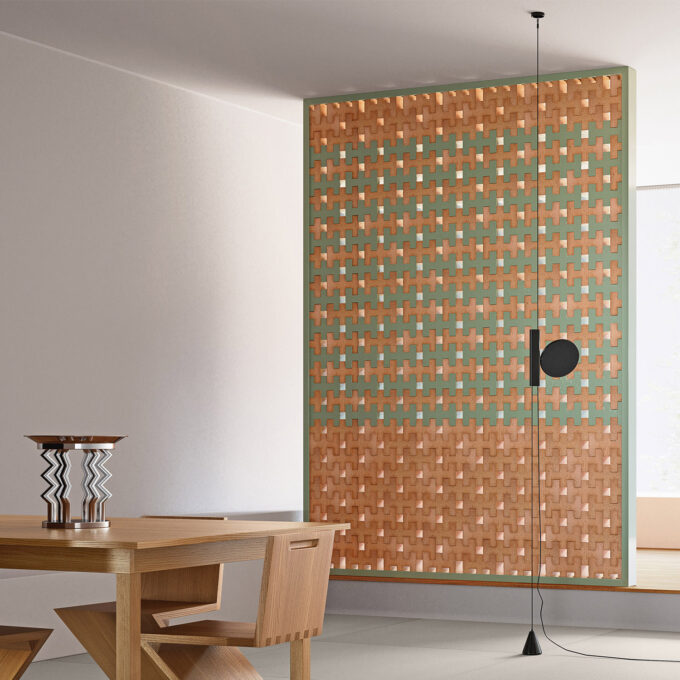 Claustra Mutina Brac Argilla – Design Nathalie Du Pasquier