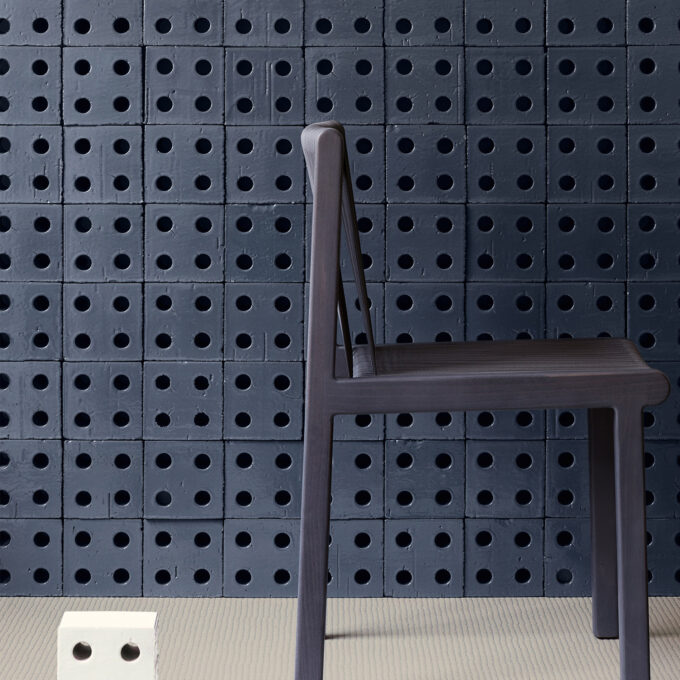 Claustra Bloc Blue Glossy Mutina – Design Ronan & Erwan Bouroullec