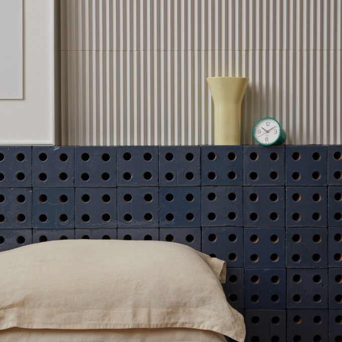 Claustra Bloc Blue Glossy Mutina – Design Ronan & Erwan Bouroullec