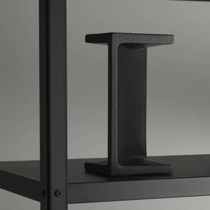 Claustra Mistral Black – Mutina L.12,5 x H.25,5 x P.12,5 cm