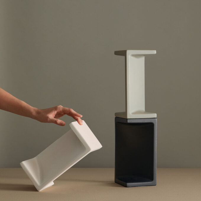 Claustra Mistral Black – Mutina L.12,5 x H.25,5 x P.12,5 cm